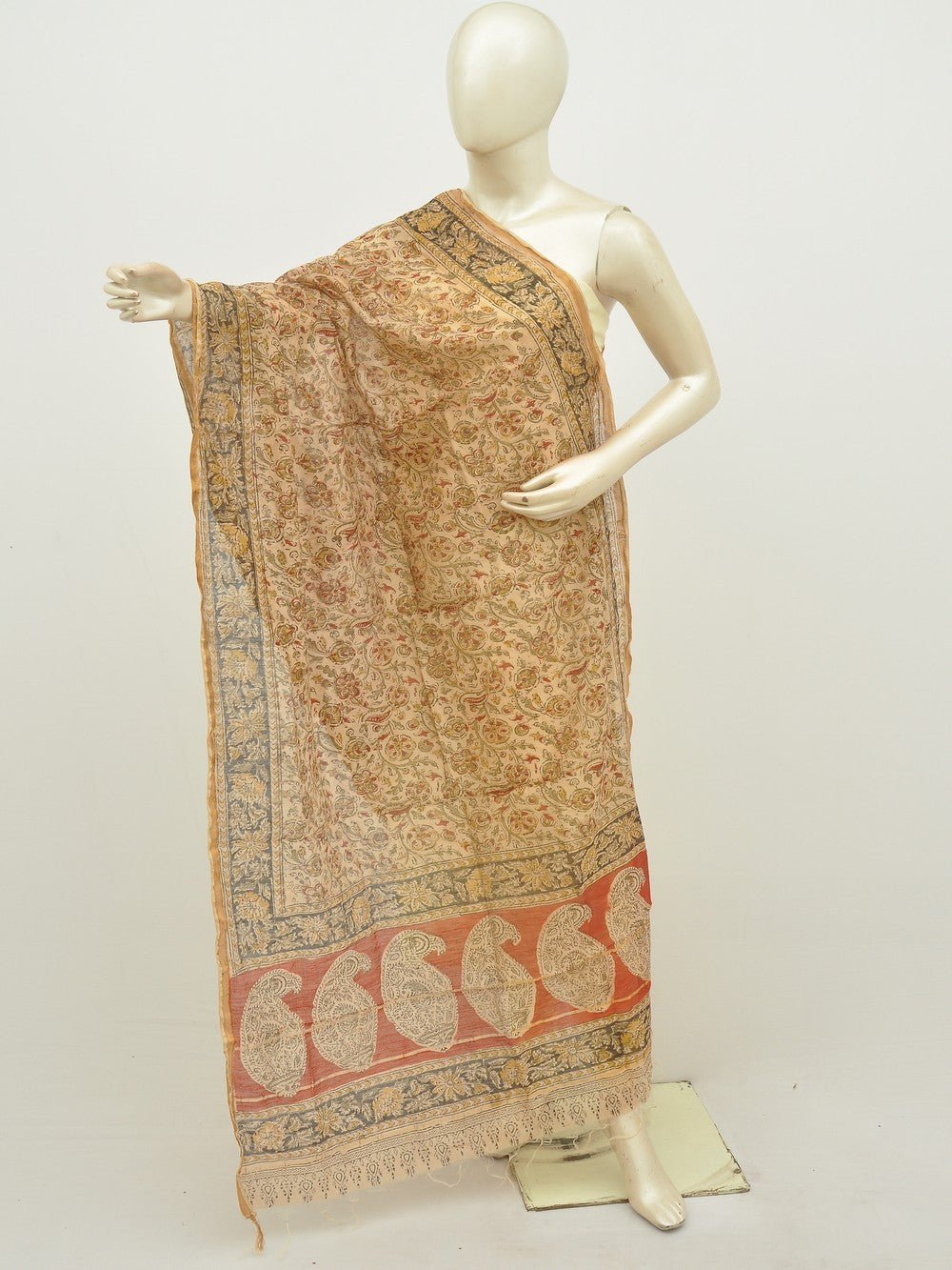 Kalamkari Silk Chunnis [D20122049]