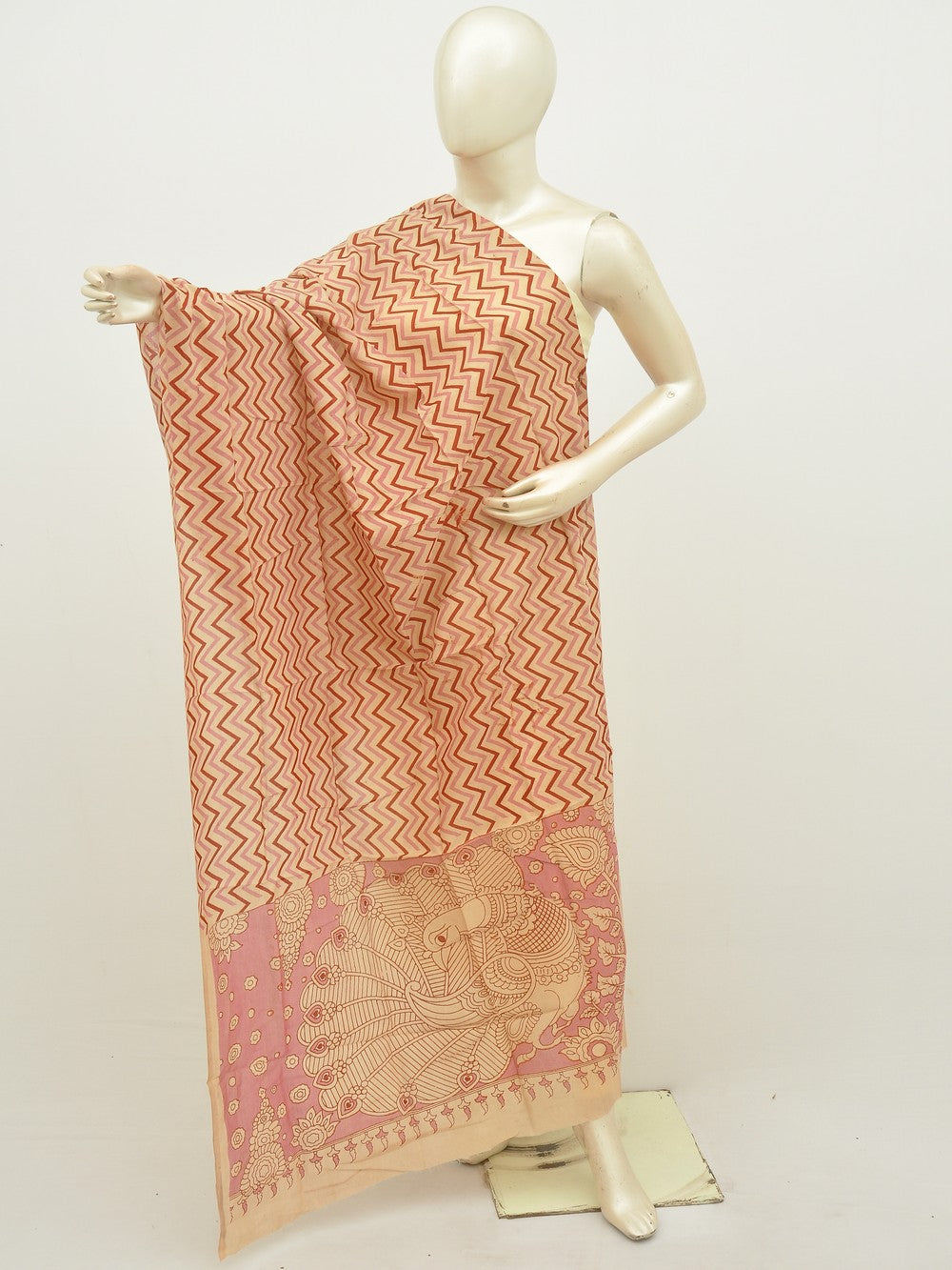 Kalamkari Silk Chunnis [D20122050]