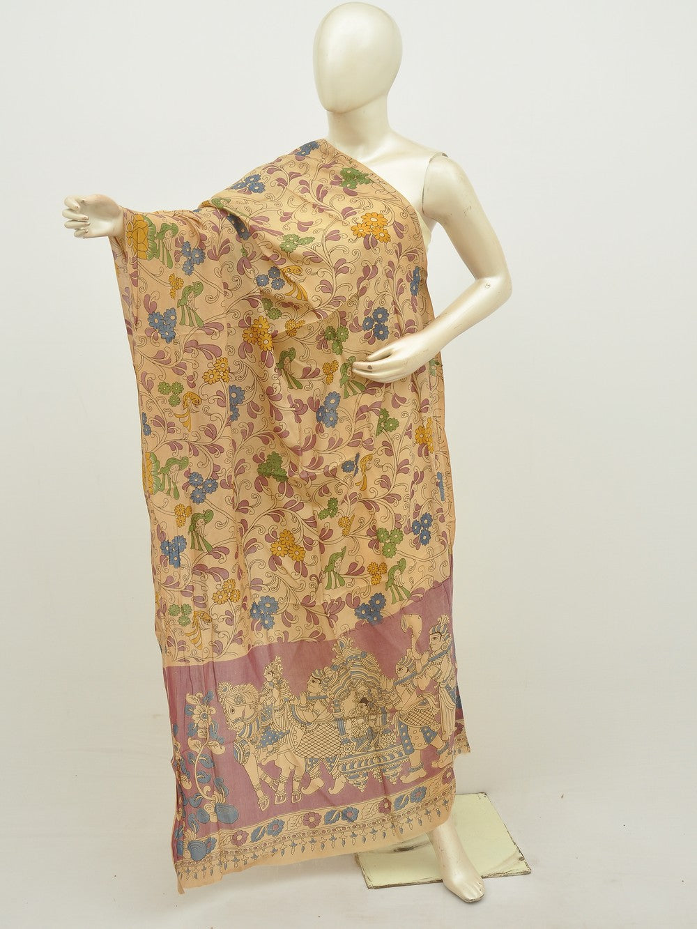 Kalamkari Silk Chunnis [D20122051]