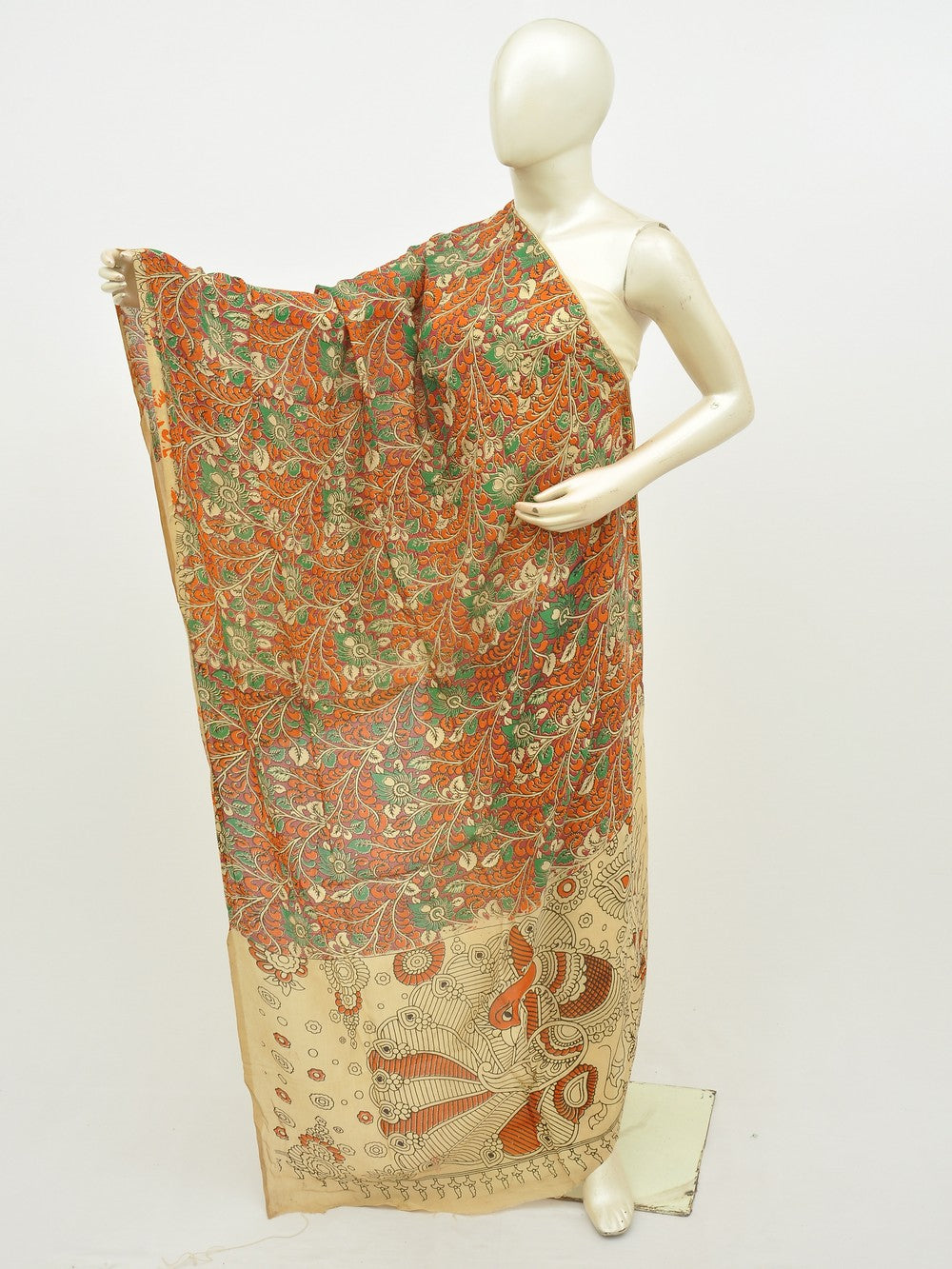 Kalamkari Silk Chunnis [D11128010]