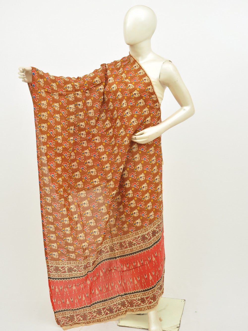 Kalamkari Silk Chunnis [D11128011]