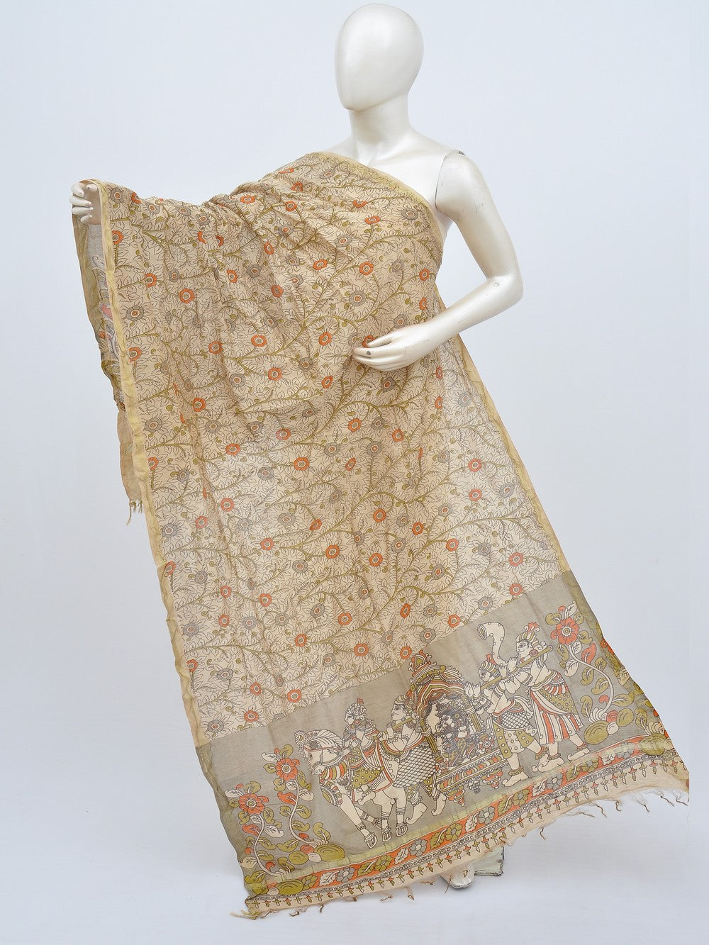 Kalamkari Silk Chunnis [D20913060]