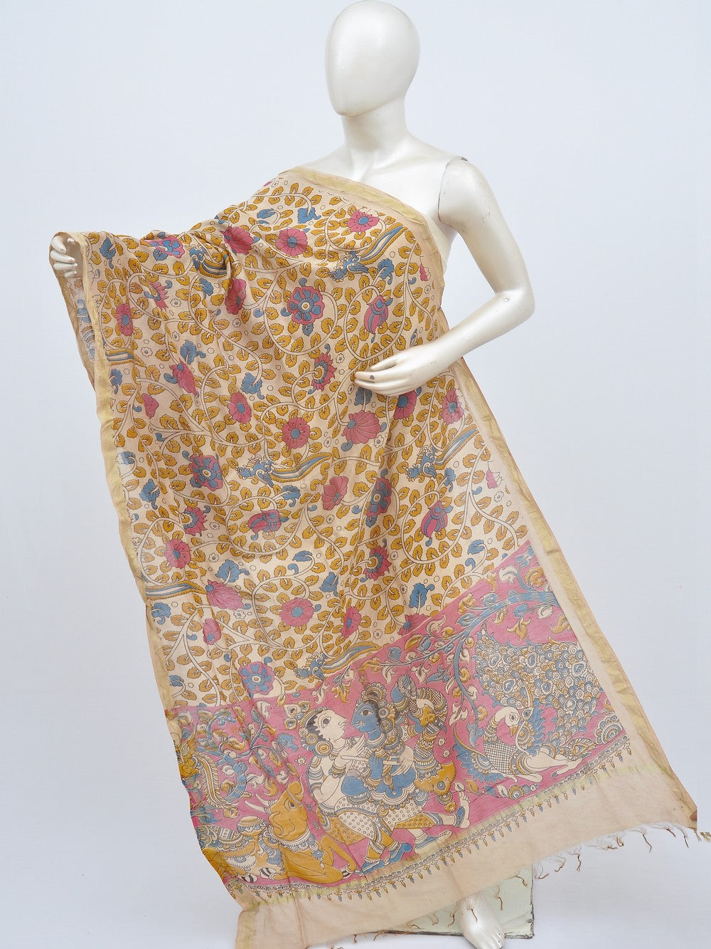Kalamkari Silk Chunnis [D20913062]