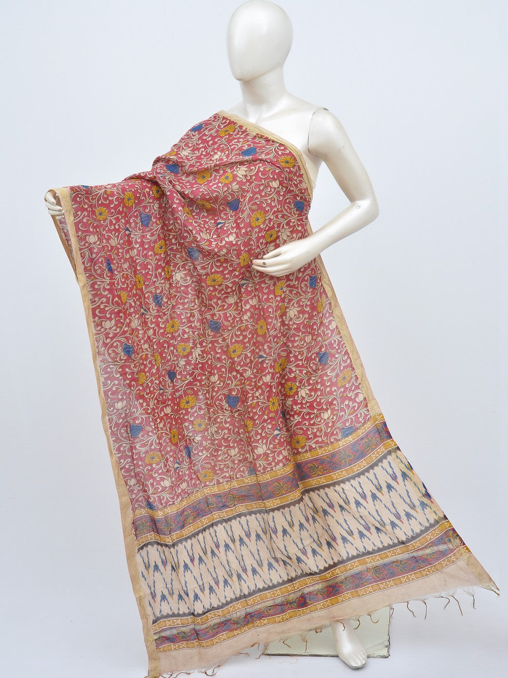 Kalamkari Silk Chunnis [D20913067]