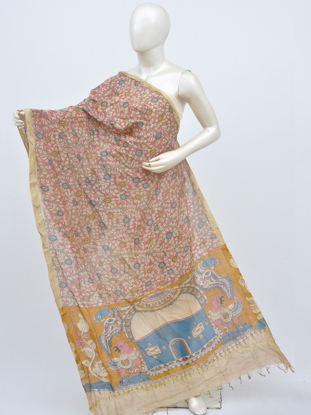 Kalamkari Silk Chunnis [D20913068]