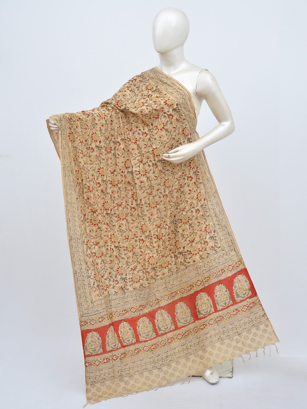 Kalamkari Silk Chunnis [D20913070]