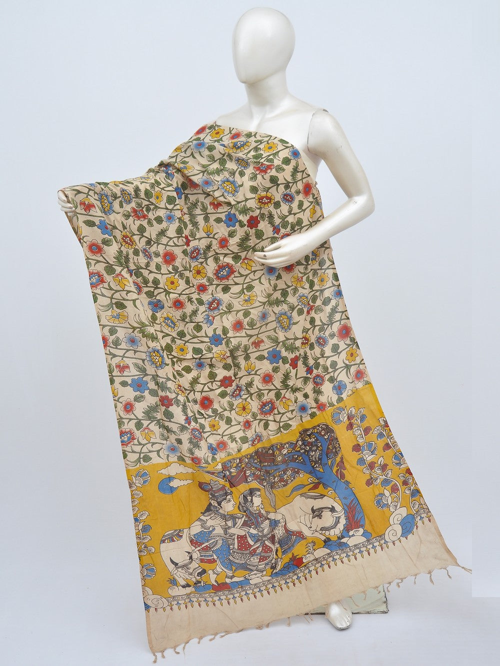 Kalamkari Silk Chunnis [D20913074]
