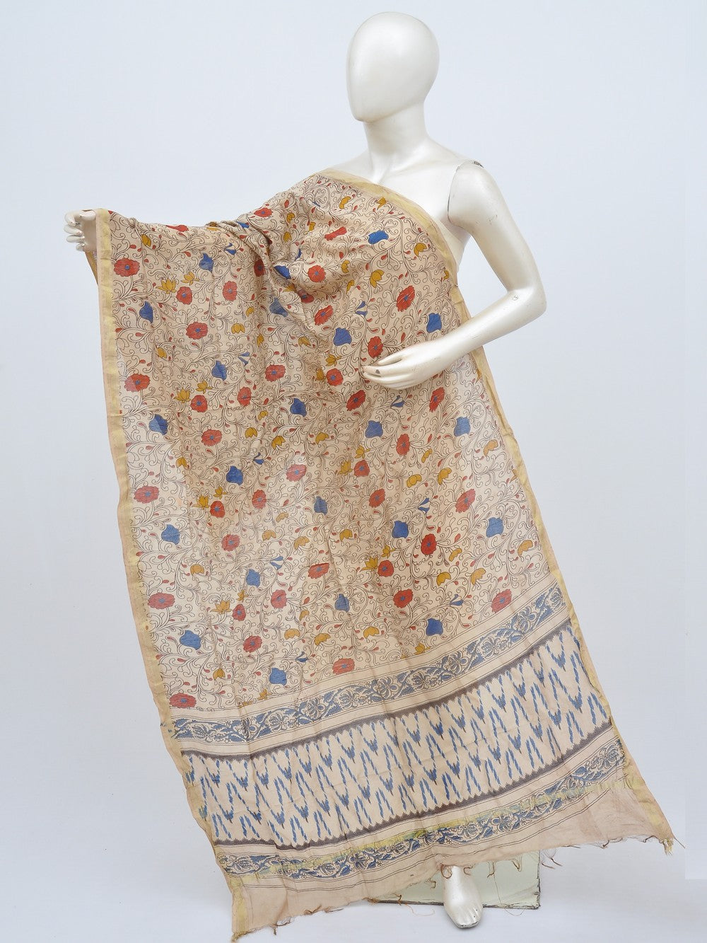 Kalamkari Silk Chunnis [D20913076]