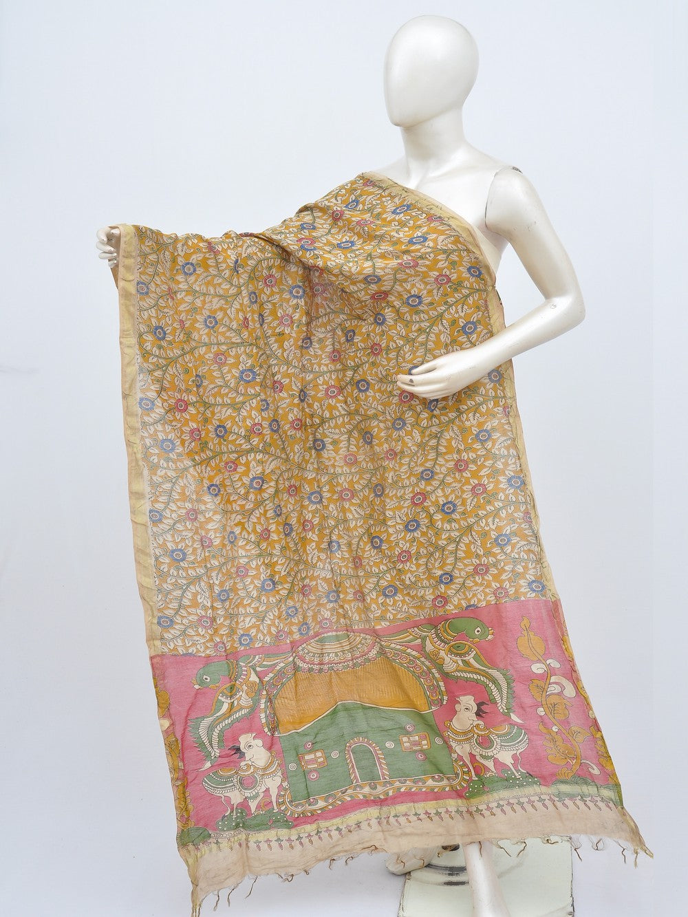 Kalamkari Silk Chunnis [D20913083]