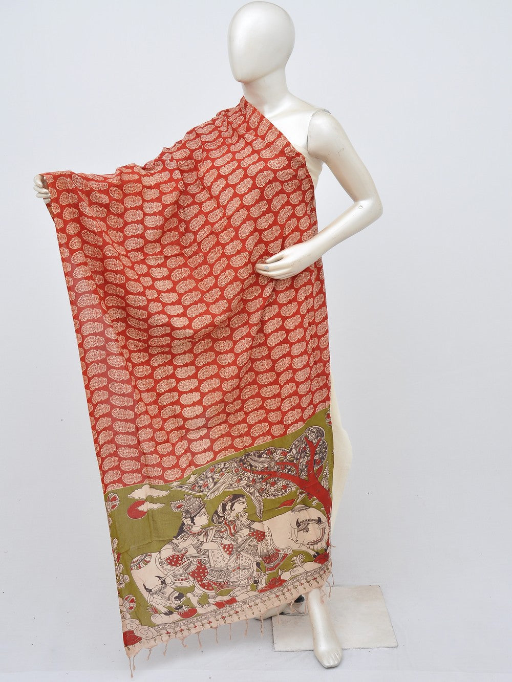 Kalamkari Silk Chunnis [D30402049]