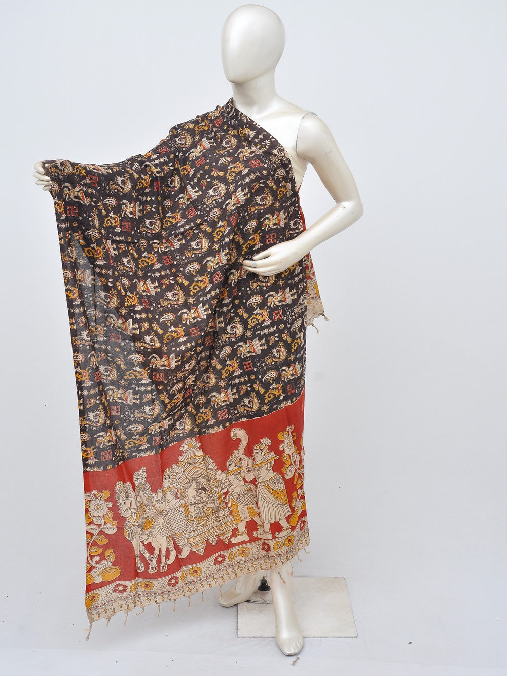 Kalamkari Silk Chunnis [D30402055]
