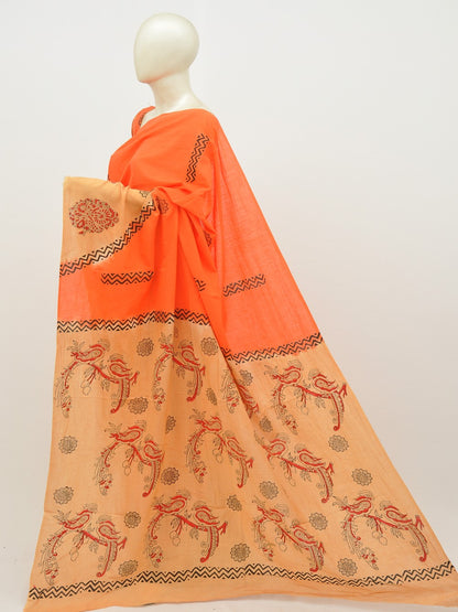 Kalamkari Special Print Cotton Saree [D20108007]