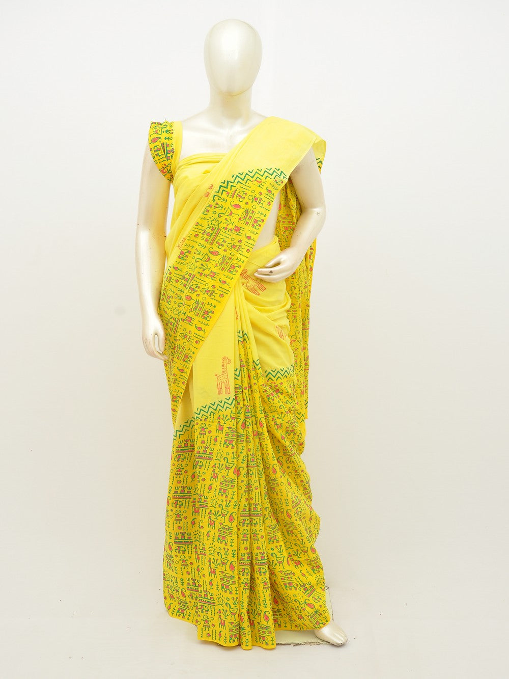 Kalamkari Special Print Cotton Saree [D20108009]
