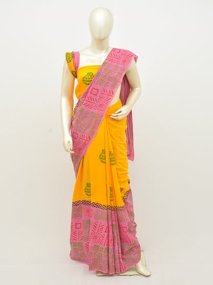 Kalamkari Special Print Cotton Saree [D20108010]