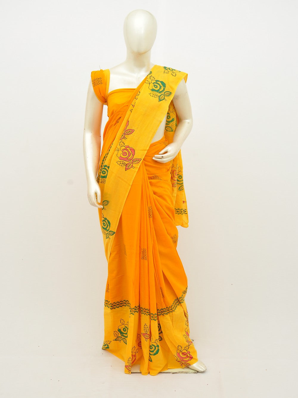 Kalamkari Special Print Cotton Saree [D20108012]