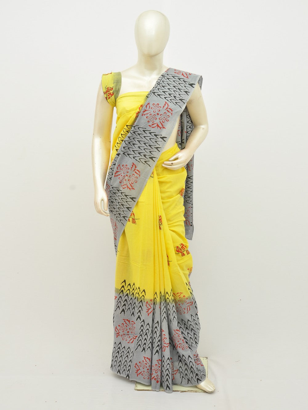 Kalamkari Special Print Cotton Saree [D20108013]