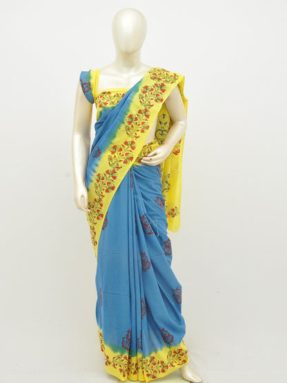 Kalamkari Special Print Cotton Saree [D20108014]