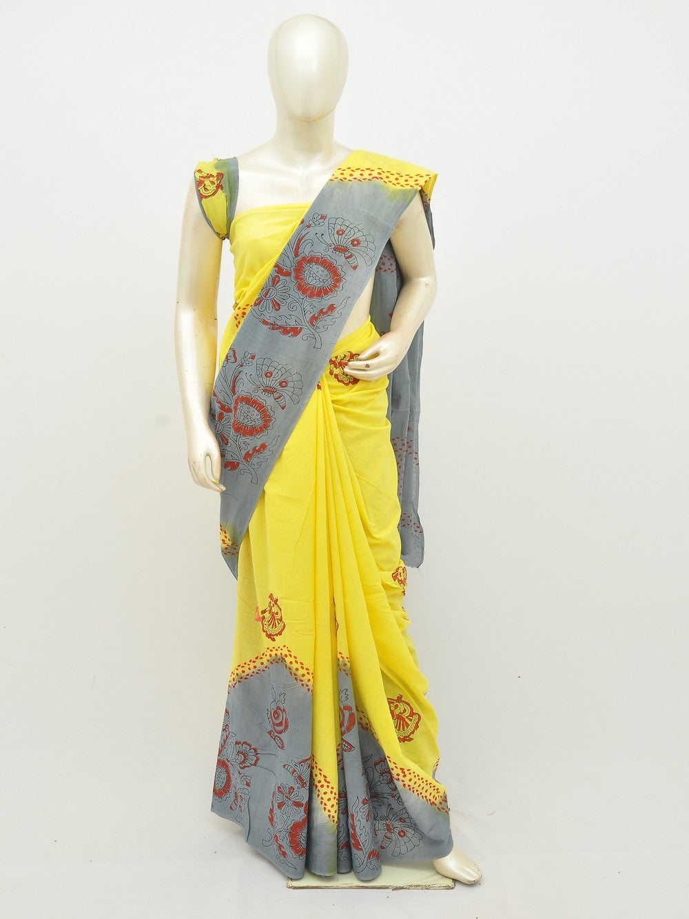 Kalamkari Special Print Cotton Saree [D20108016]