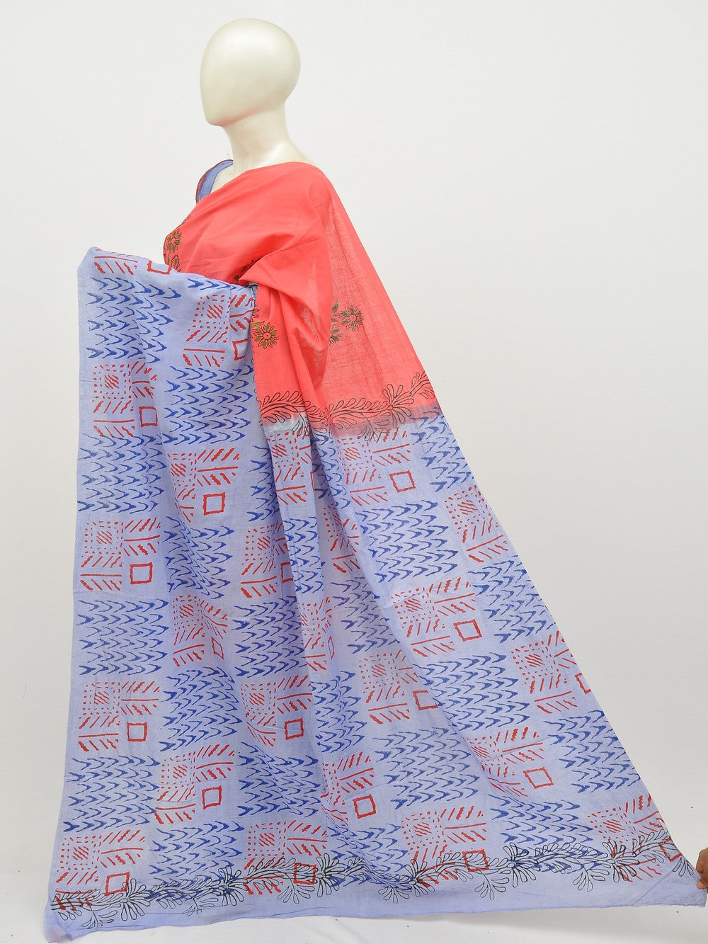 Kalamkari Special Print Cotton Saree [D20108017]