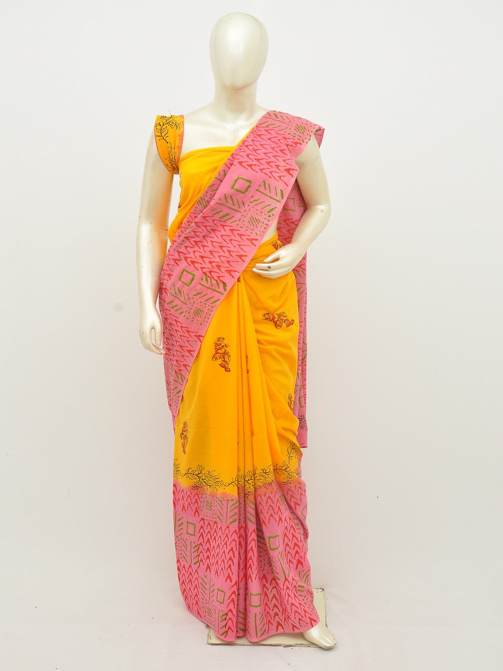 Kalamkari Special Print Cotton Saree [D20108018]