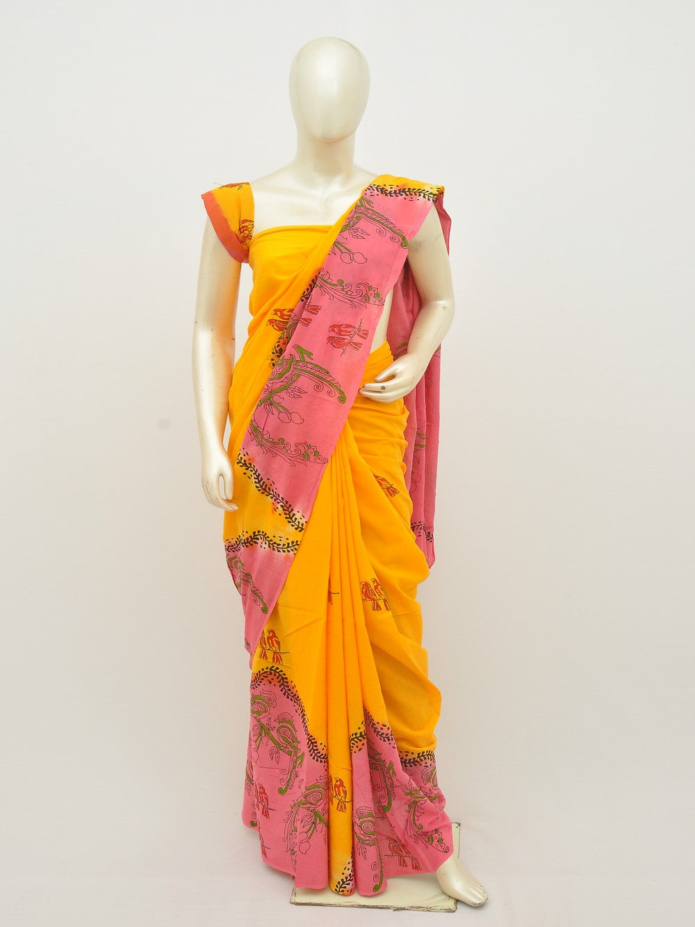 Kalamkari Special Print Cotton Saree [D20112012]