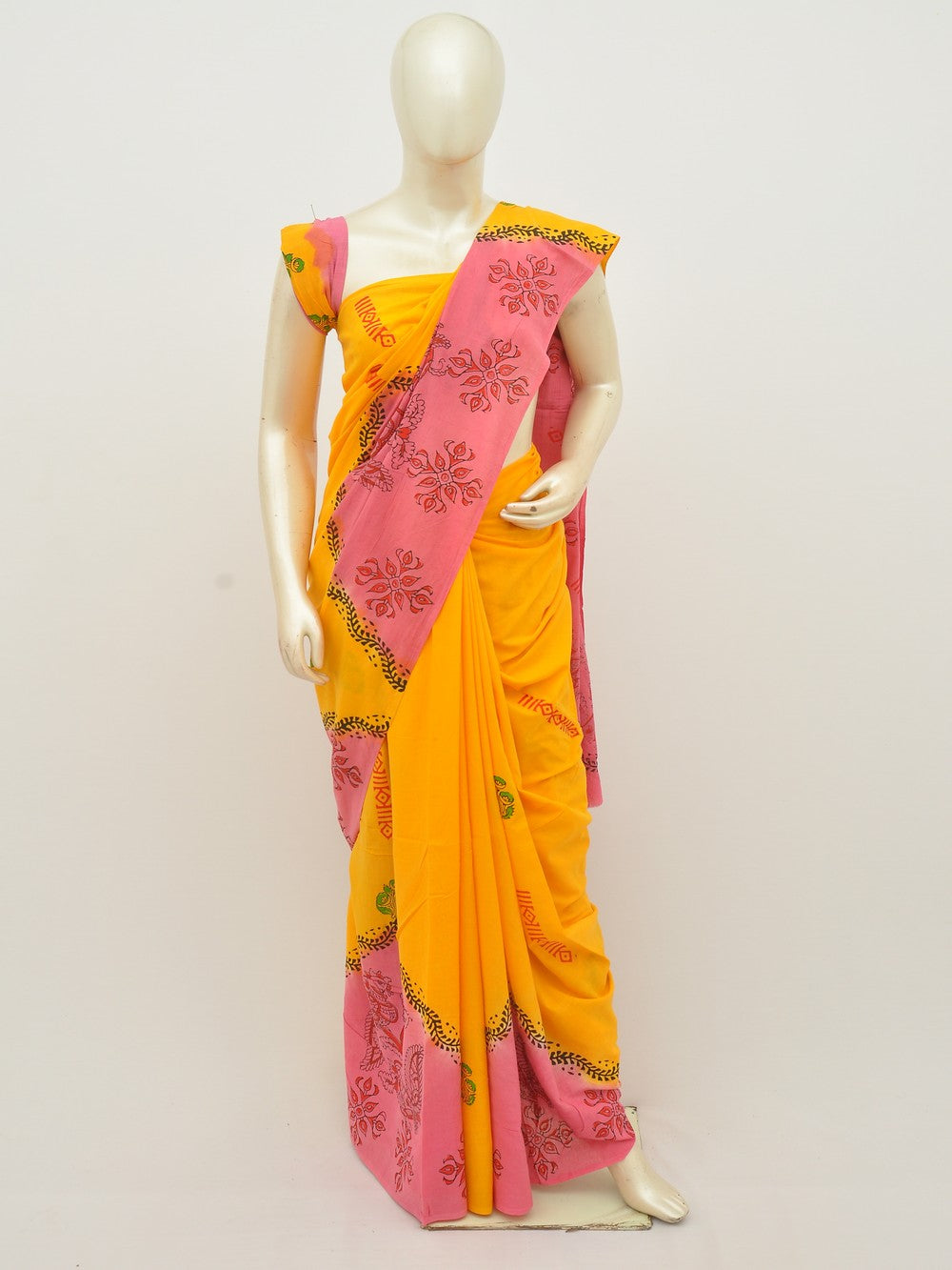 Kalamkari Special Print Cotton Saree [D20112015]