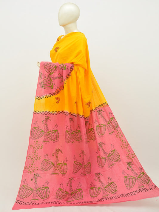 Kalamkari Special Print Cotton Saree [D20112019]