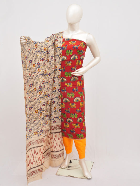 Kalamkari silk dress material Model 3 [D00111005]
