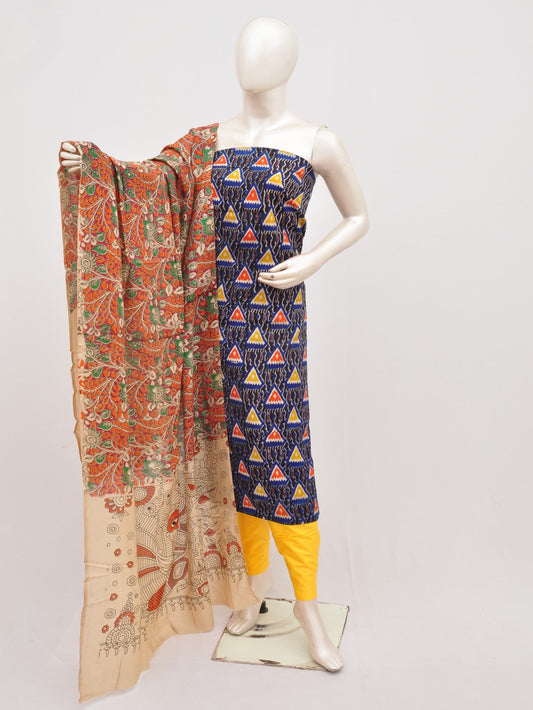 Kalamkari silk dress material Model 3 [D00111015]