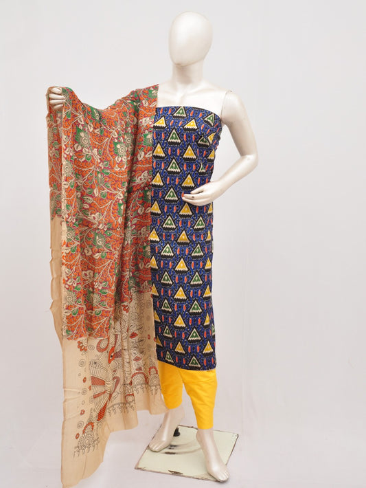 Kalamkari silk dress material Model 3 [D00111016]