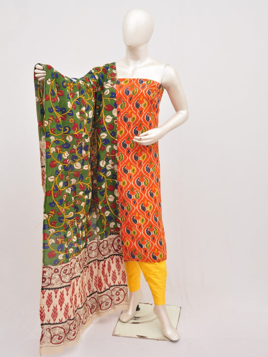 Kalamkari silk dress material Model 3 [D00111018]