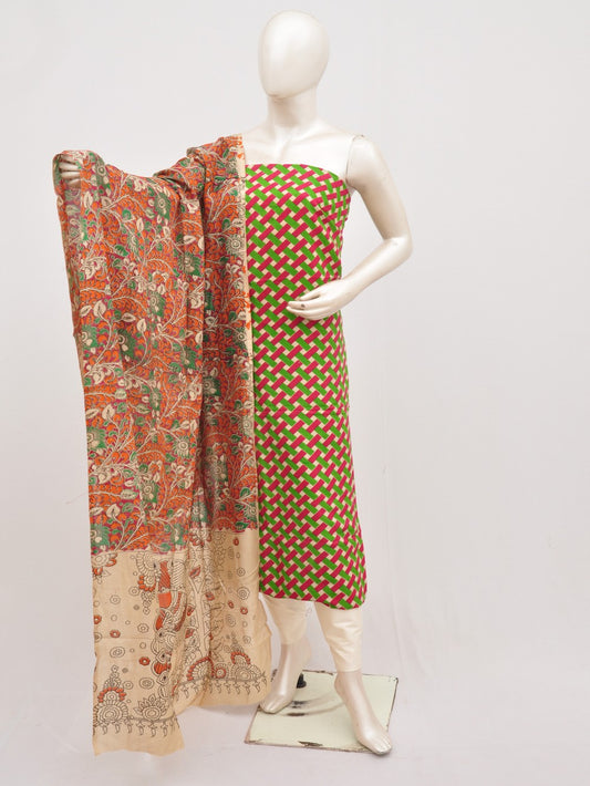 Kalamkari silk dress material Model 3 [D00111027]