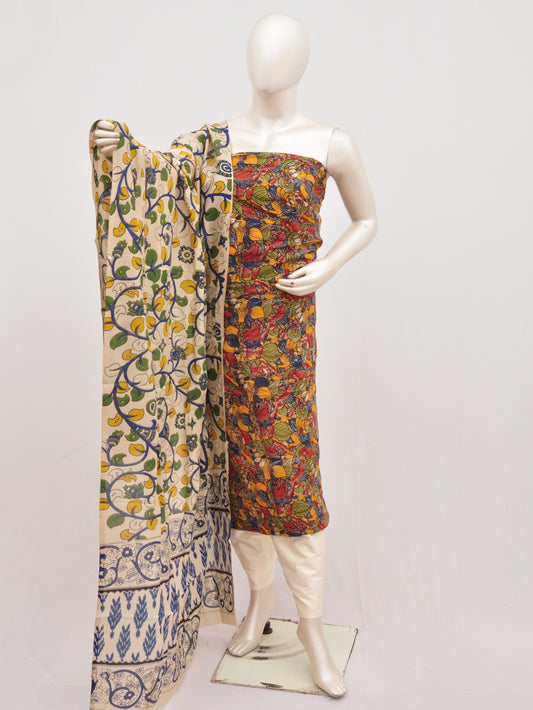 Kalamkari silk dress material Model 3 [D00111032]