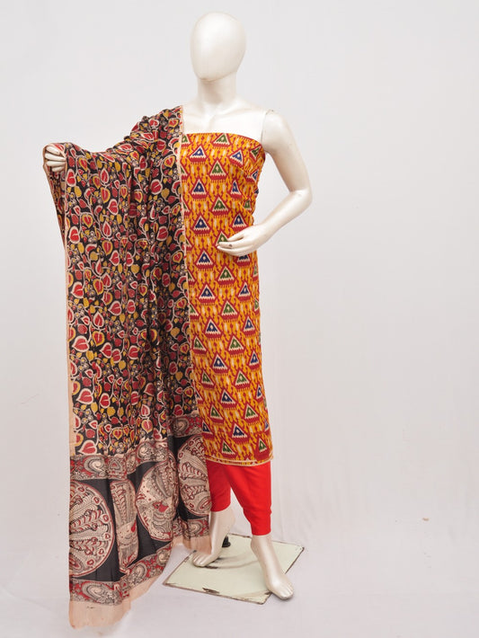 Kalamkari silk dress material Model 3 [D00111041]
