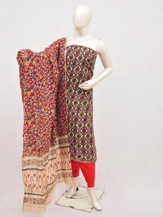 Kalamkari silk dress material Model 3 [D00111044]