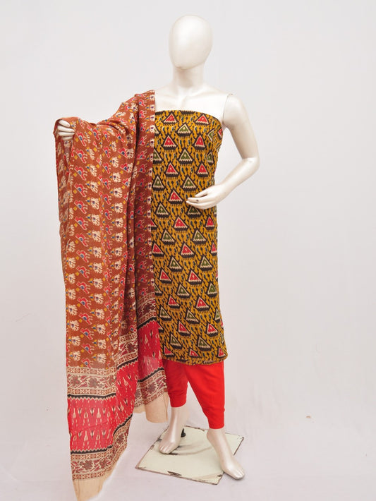 Kalamkari silk dress material Model 3 [D00111045]