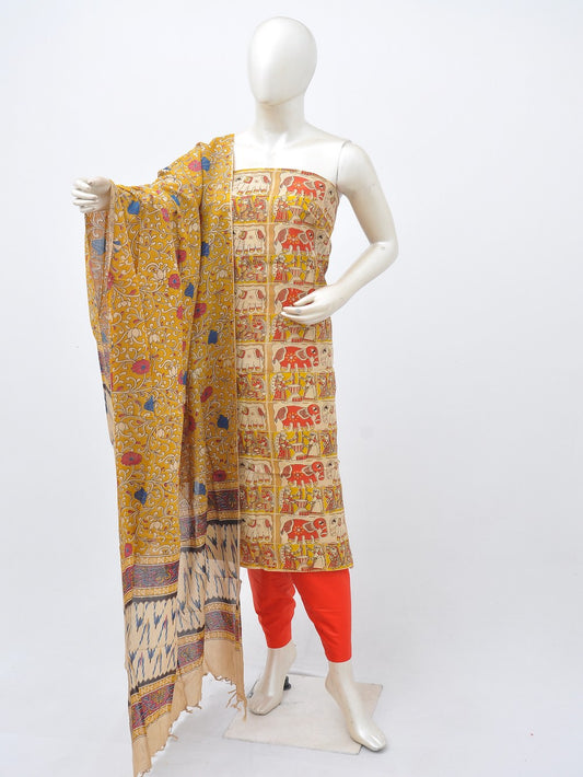Kalamkari silk dress material Model 3 [D30414001]