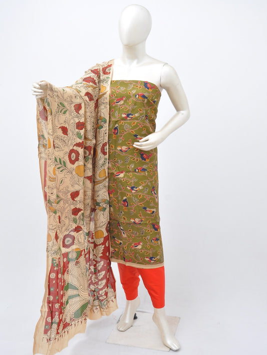 Kalamkari silk dress material Model 3 [D30414003]