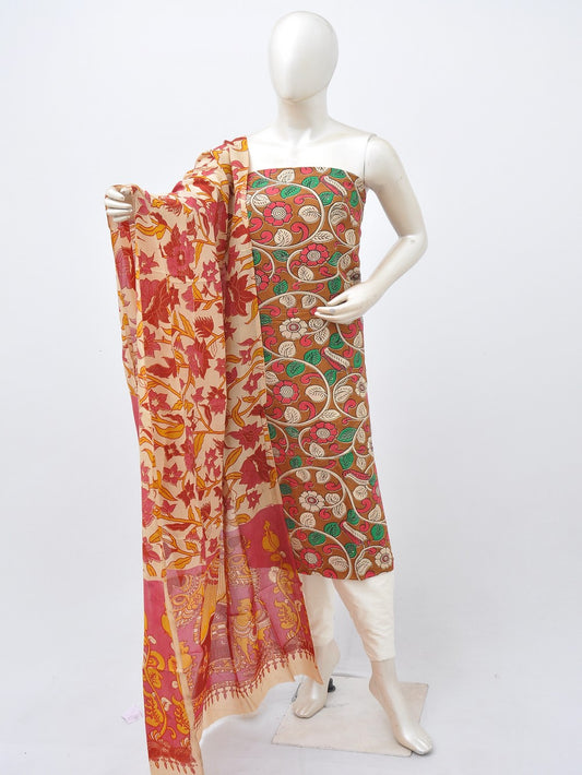 Kalamkari silk dress material Model 3 [D30414008]