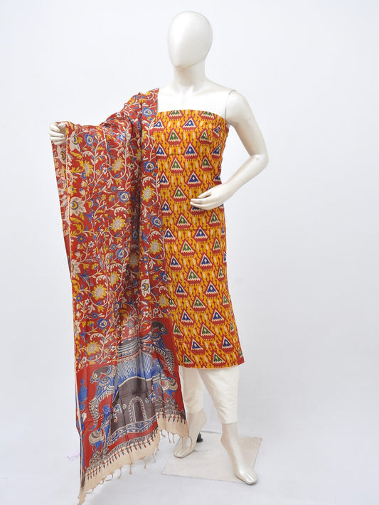 Kalamkari silk dress material Model 3 [D30414010]