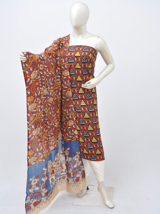 Kalamkari silk dress material Model 3 [D30414011]