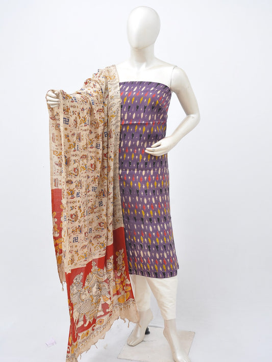 Kalamkari silk dress material Model 3 [D30414012]