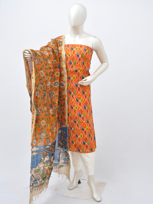 Kalamkari silk dress material Model 3 [D30414013]