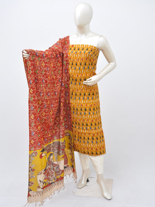 Kalamkari silk dress material Model 3 [D30414015]