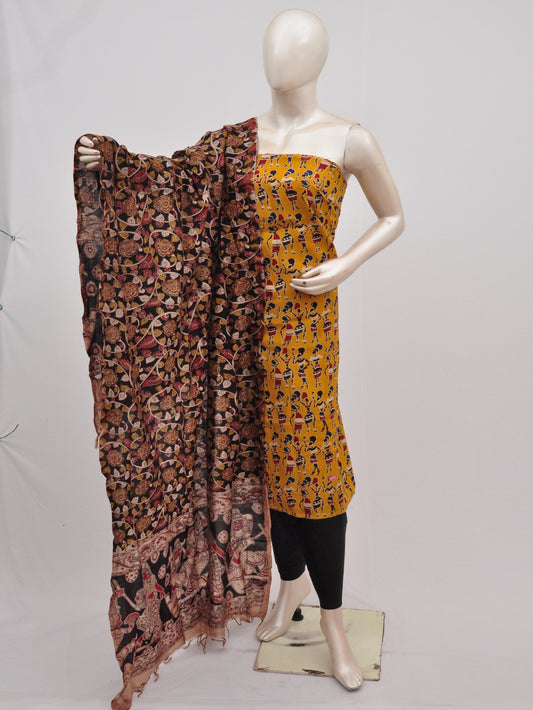 Kalamkari silk dress material Model 3 [D90315031]