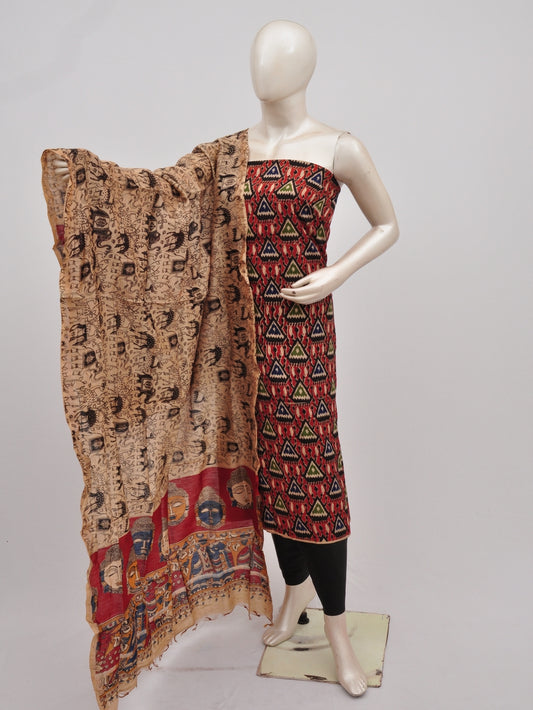 Kalamkari silk dress material Model 3 [D90315033]