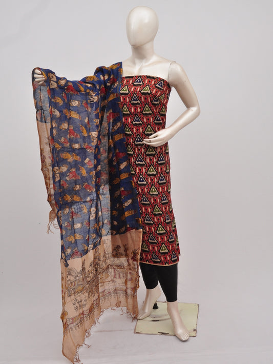 Kalamkari silk dress material Model 3 [D90315034]