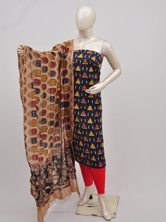 Kalamkari silk dress material Model 3 [D90315036]