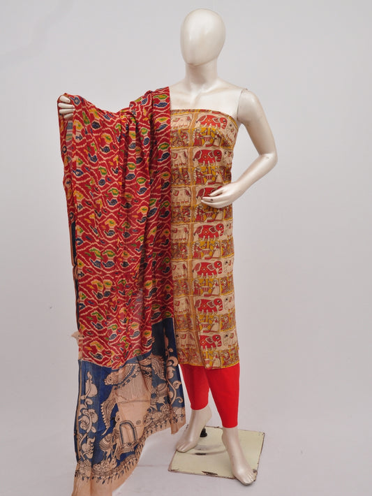 Kalamkari silk dress material Model 3 [D90315038]