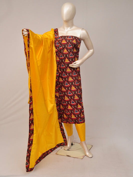 Kalamkari silk dress material Model 2 [81004002]